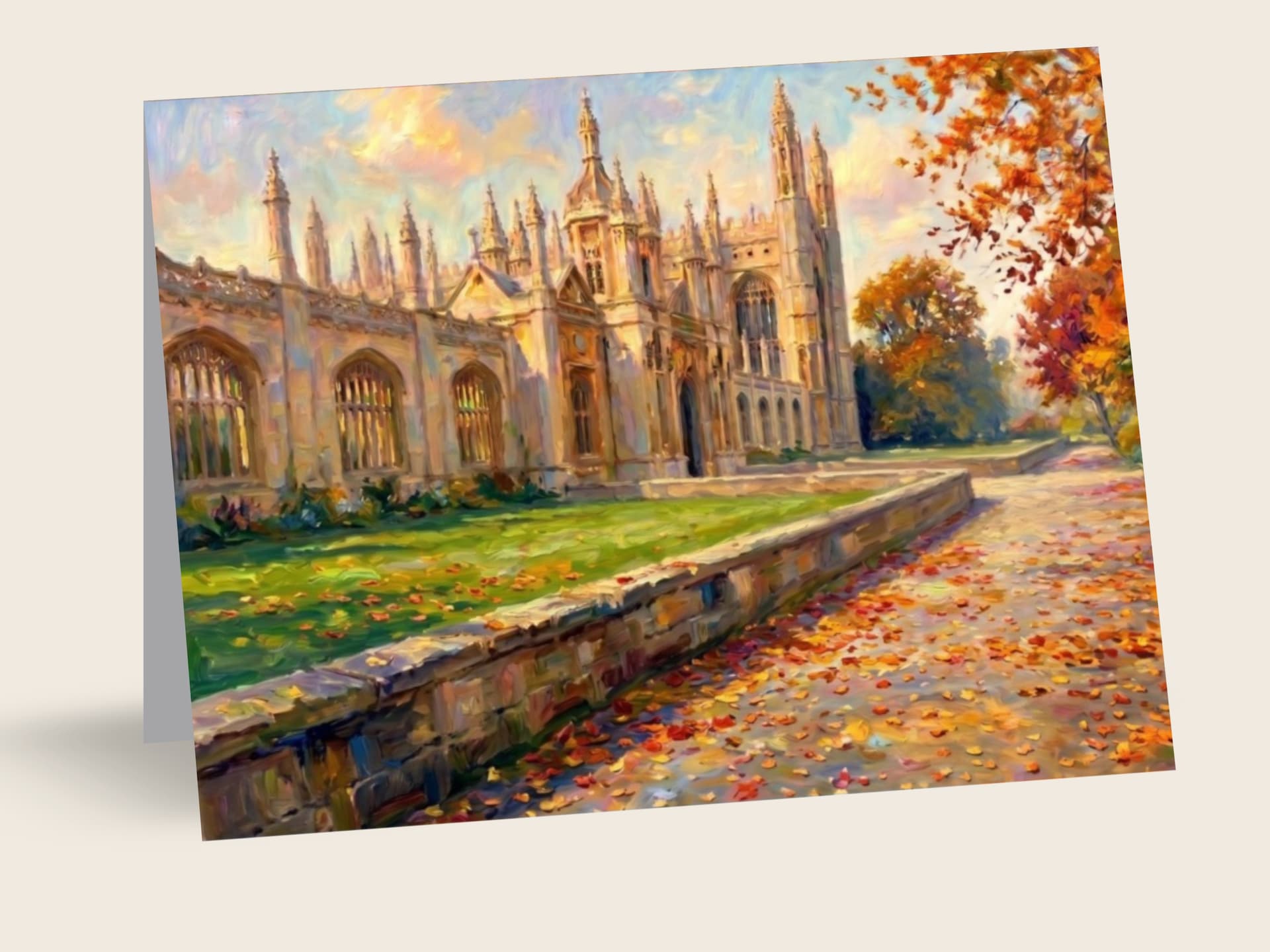 Autumn on King's Parade — Cambridge, UK