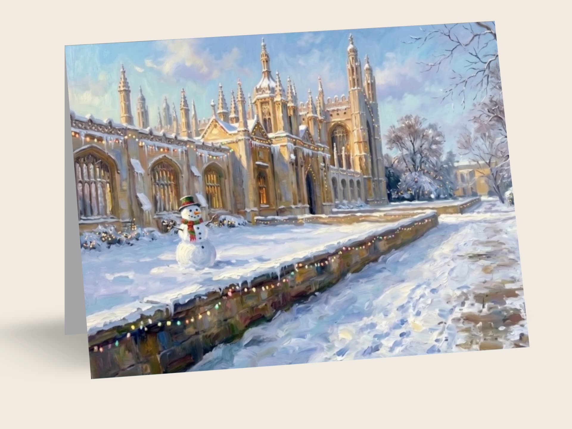Winter on King's Parade — Cambridge, UK