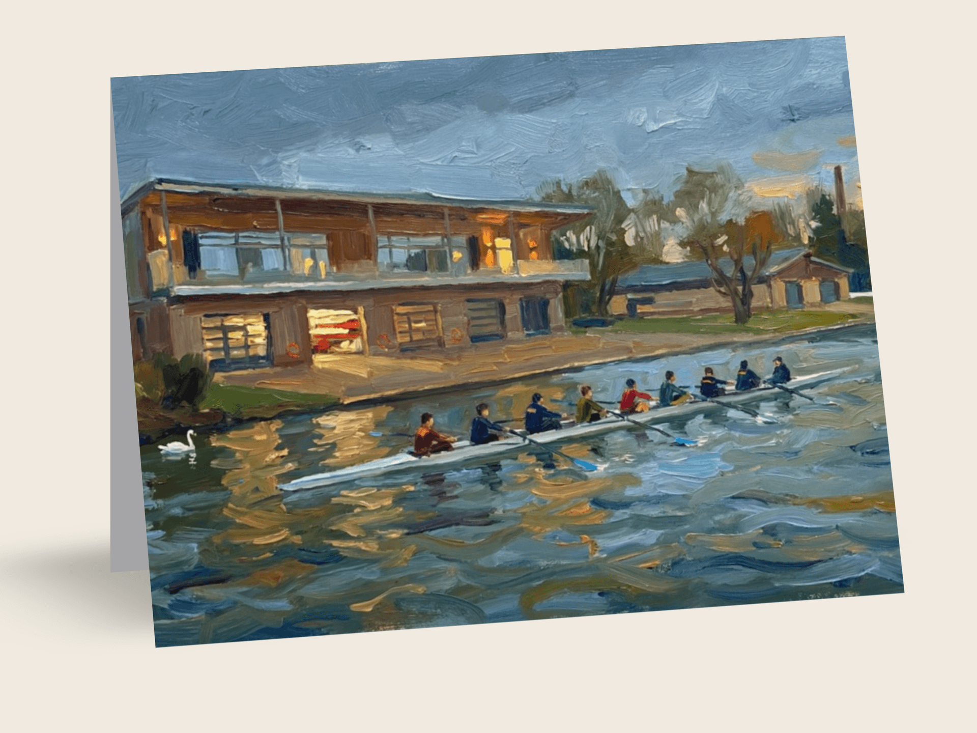 Rowing on the Cam — Cambridge, UK