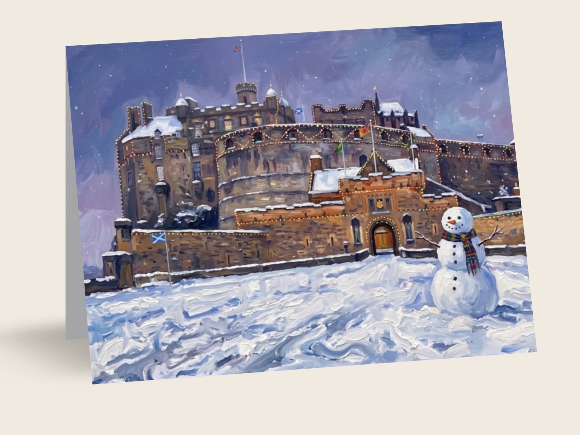 The Castle in Winter — Edinburgh, UK