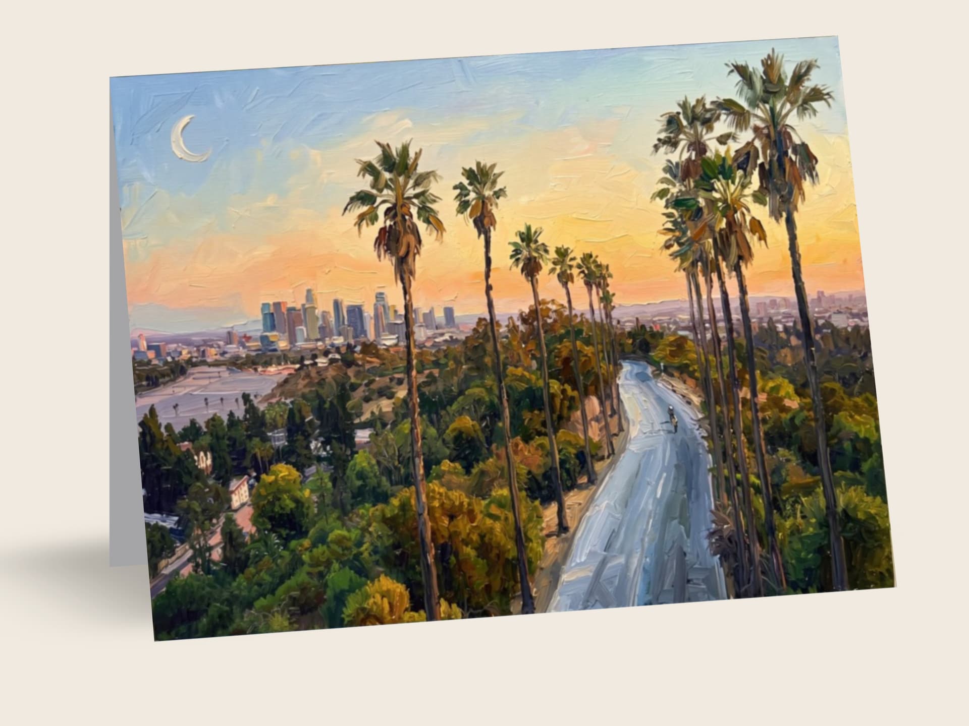Palms and Skyline — Los Angeles, CA