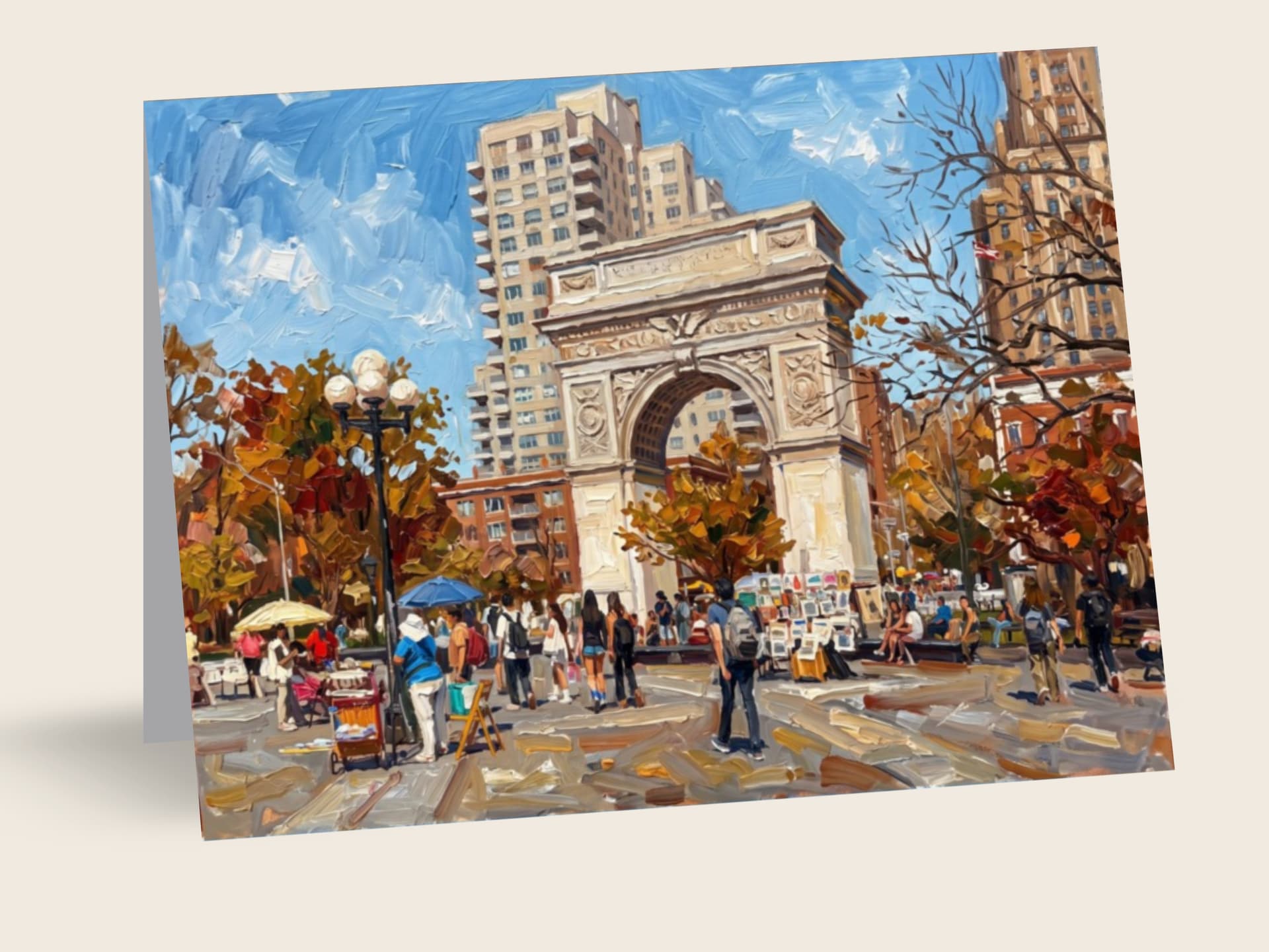 Washington Square in Autumn — New York, NY