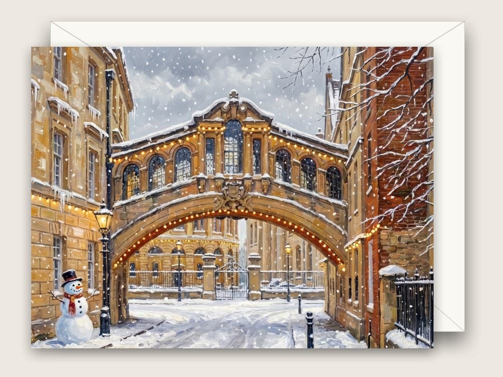 Winter at the Bridge of Sighs
