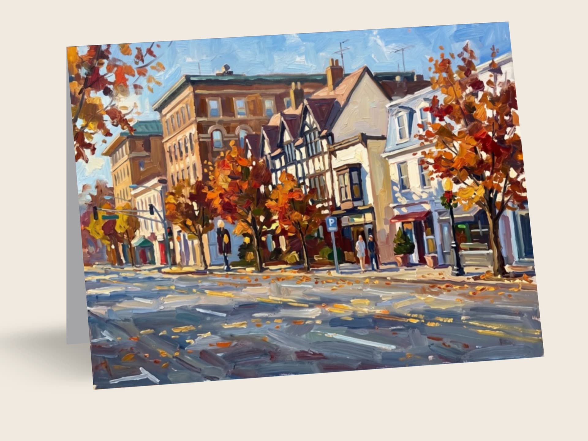 Nassau Street in Fall — Princeton, NJ