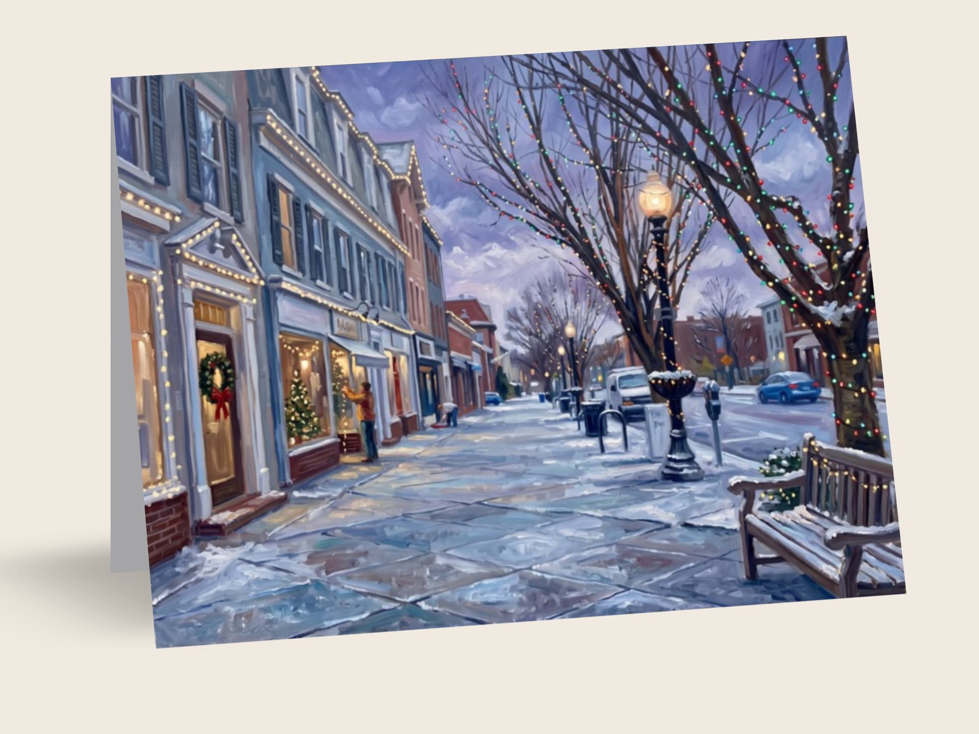 Nassau Street in Winter — Princeton, NJ