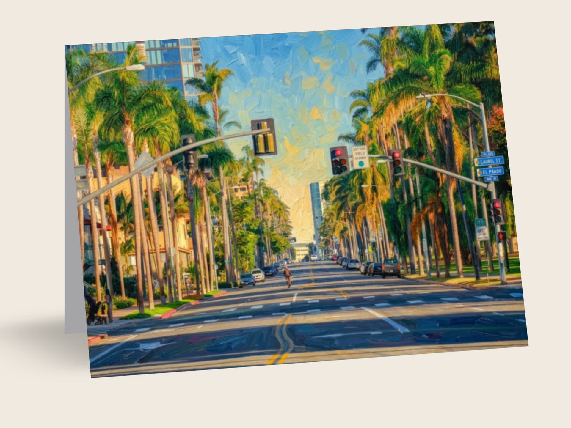 Palm-Lined Boulevard — San Diego, CA