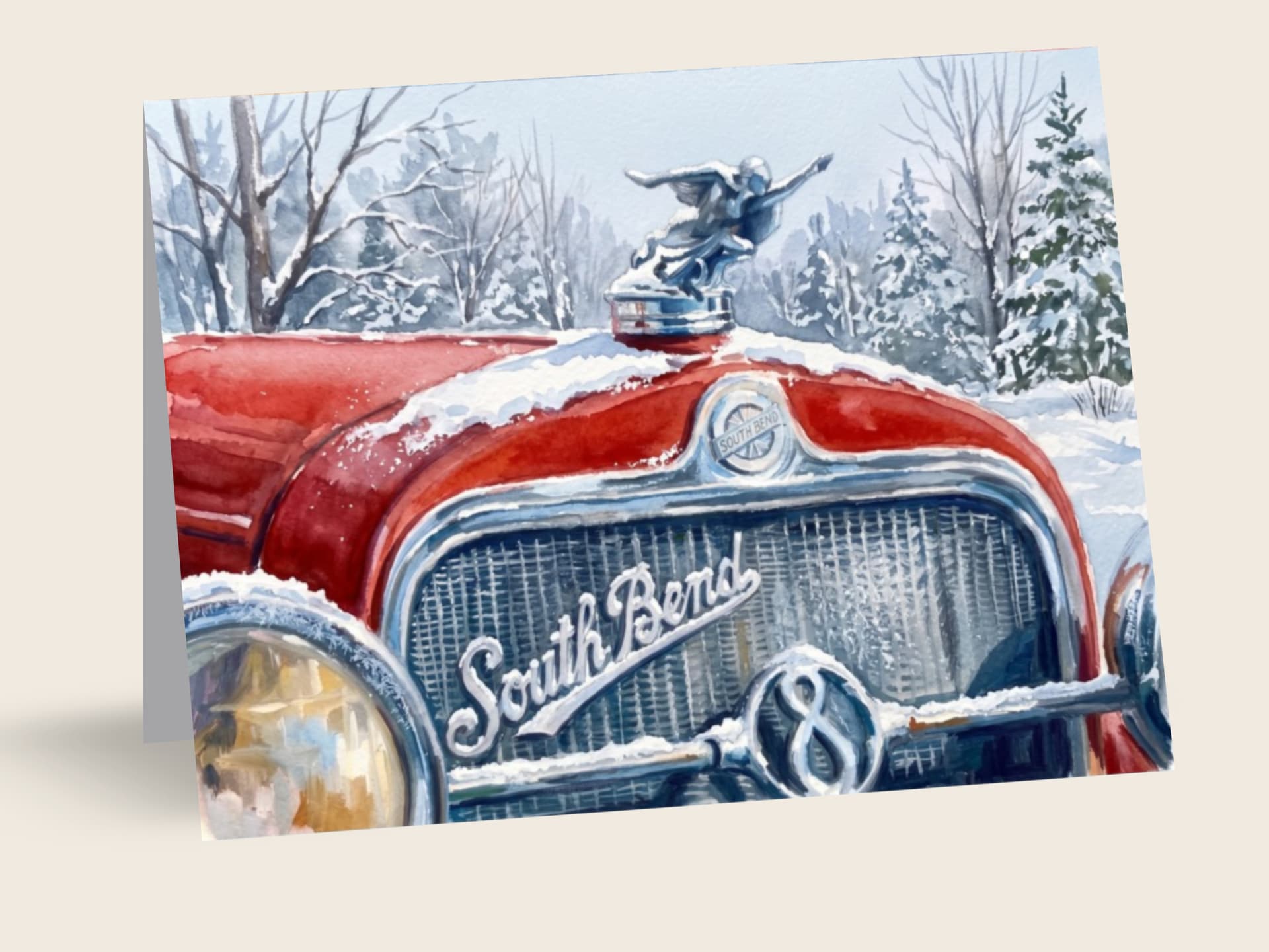Classic Car in Winter — South Bend, IN