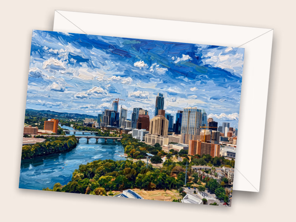 Downtown Austin — Austin, TX — Front w/ Envelope