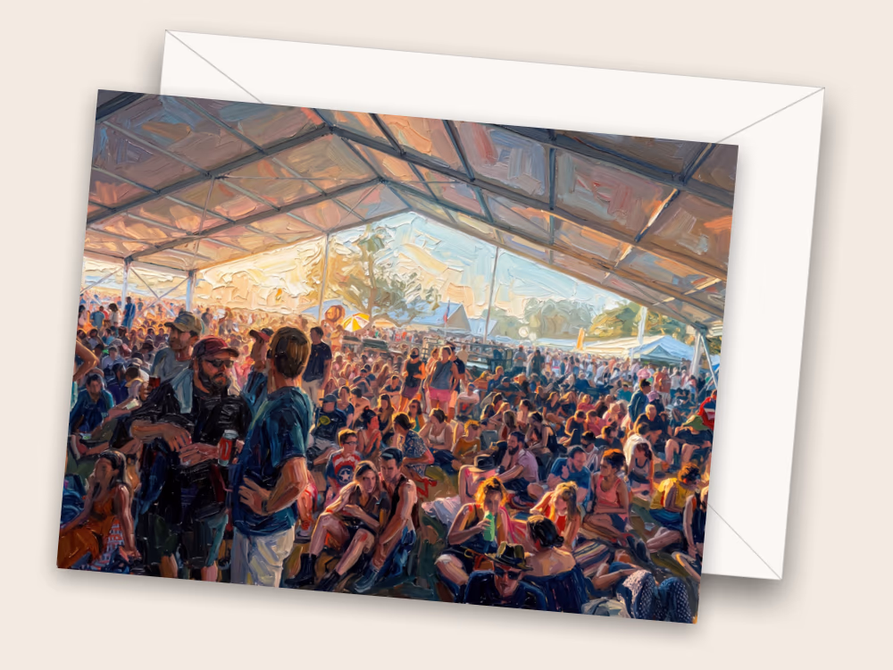 Concert Night — Austin, TX — Front w/ Envelope
