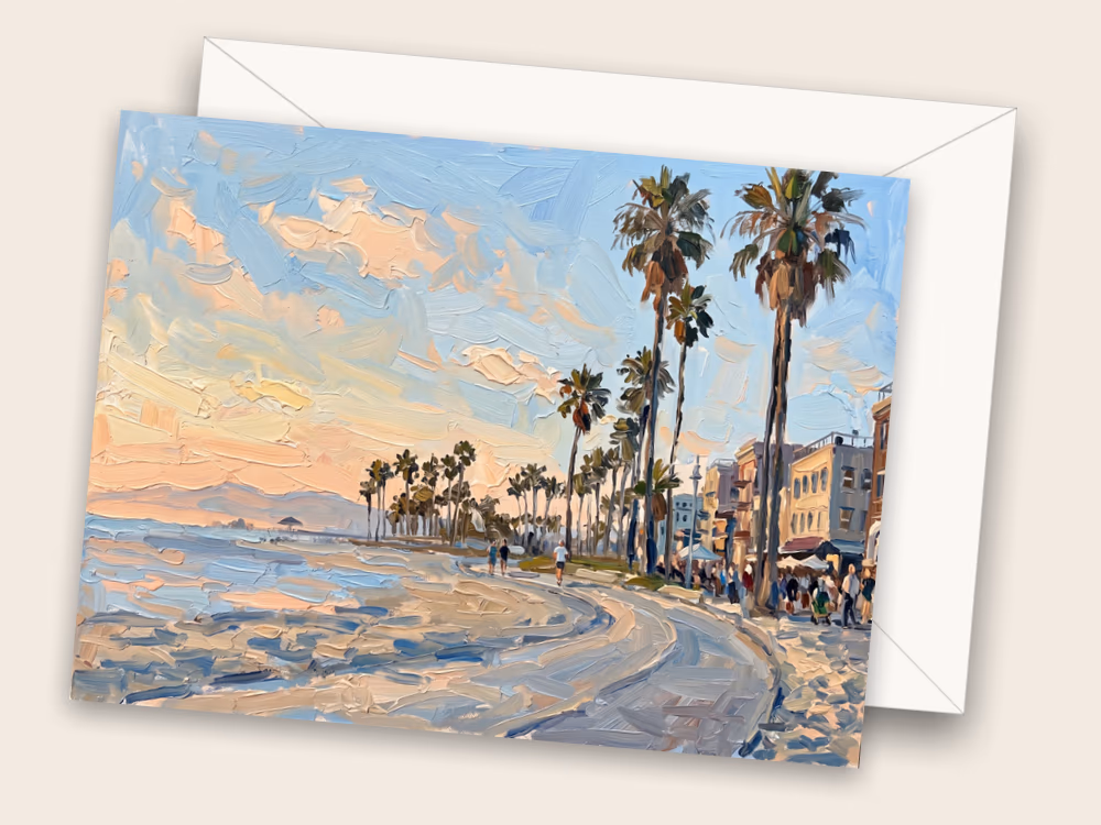 Venice Beach — Los Angeles, CA — Front w/ Envelope