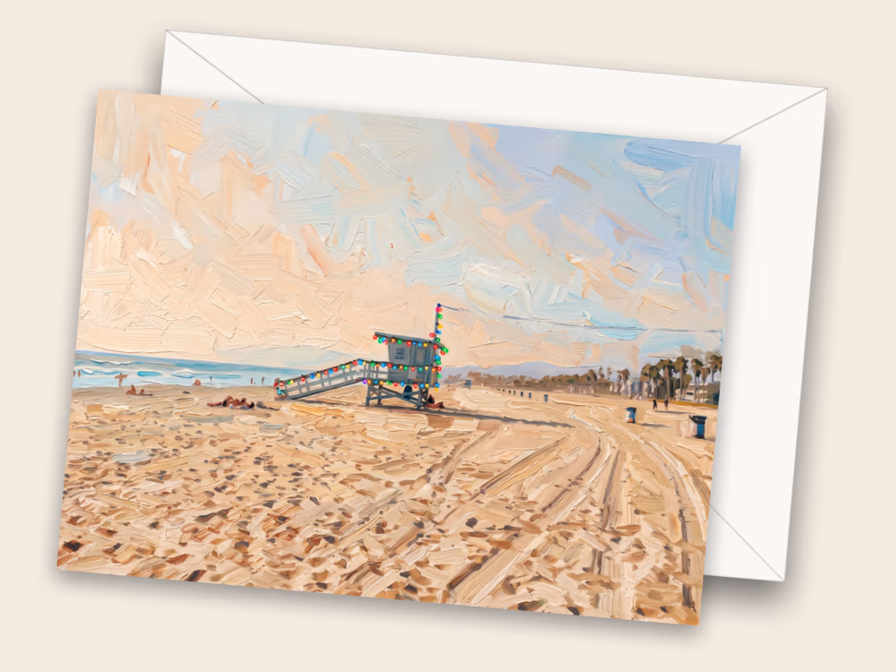 Holidays in Paradise — Los Angeles, CA — Front w/ Envelope
