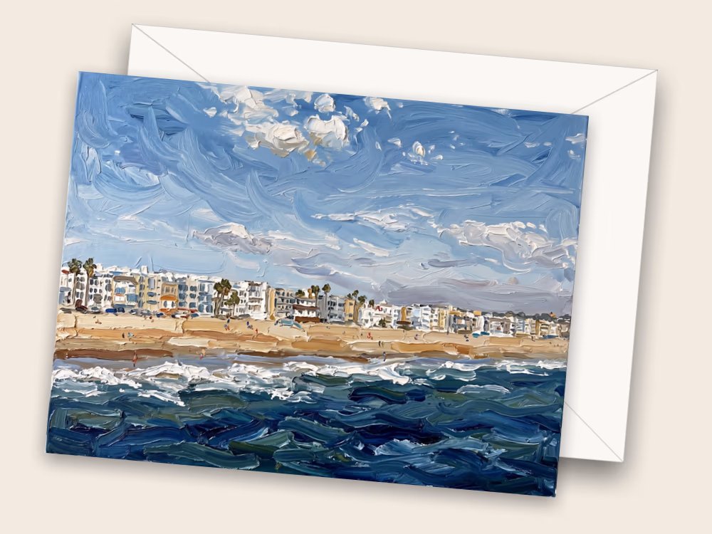 Beach Day — Los Angeles, CA — Front w/ Envelope