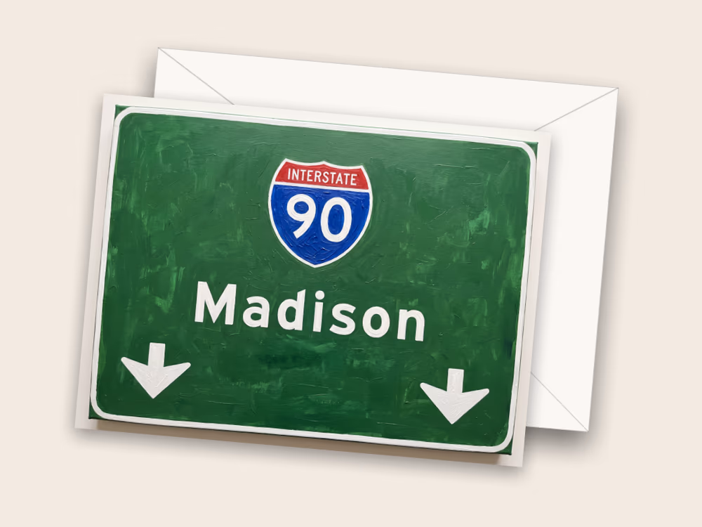 Madison Street Sign — Envelope