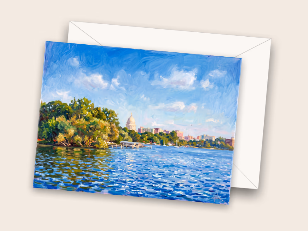 Lake in Madison — Envelope