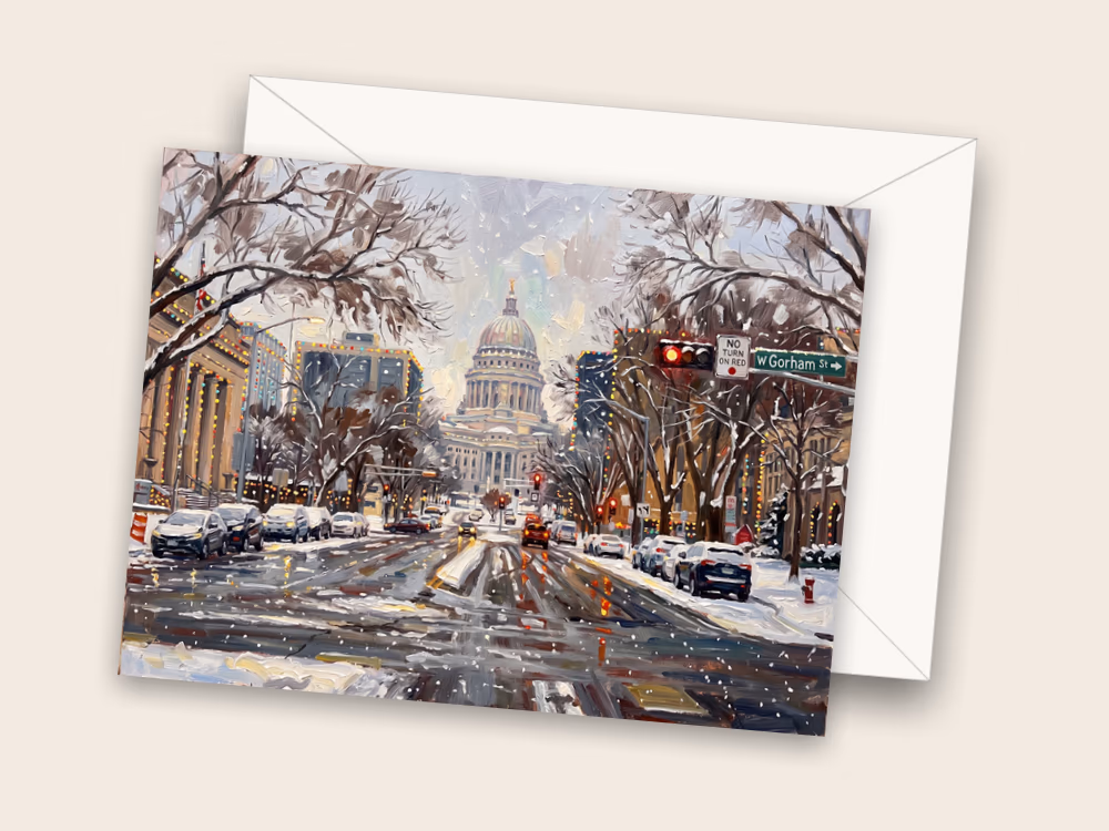 State Capital in Winter — Envelope