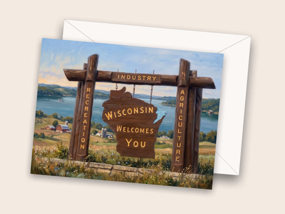 Wisconsin Sign — Envelope