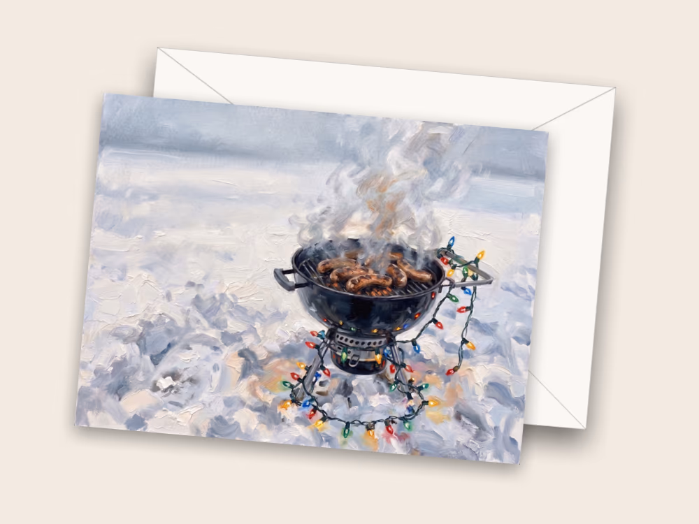 Winter Grilling — Envelope