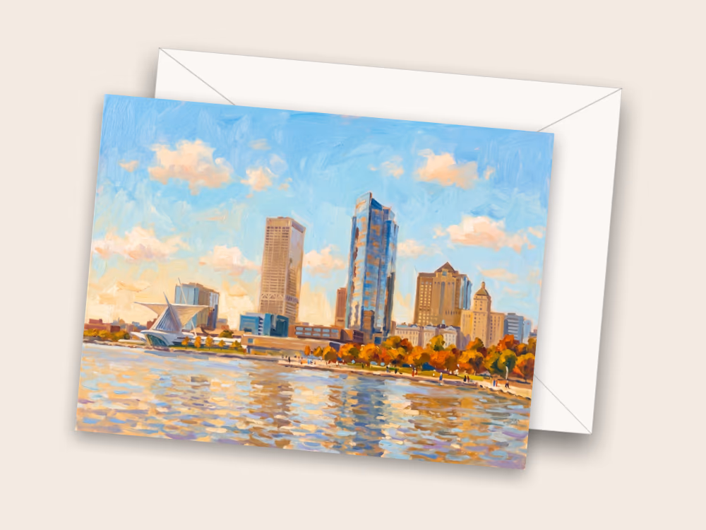 Skyline Across the Lake — Envelope