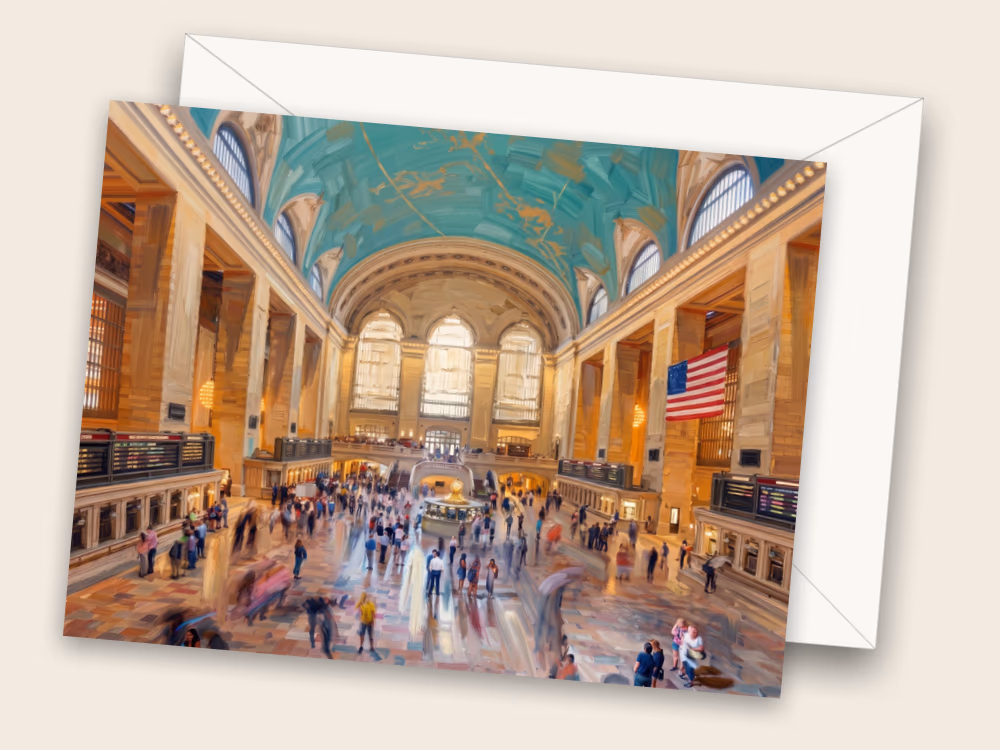 Grand Central — New York, NY — Front w/ Envelope