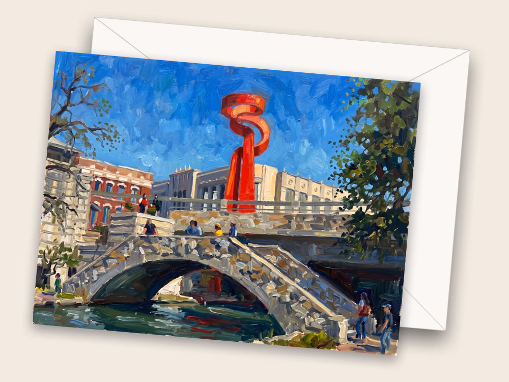 River Walk — San Antonio, TX — Front w/ Envelope