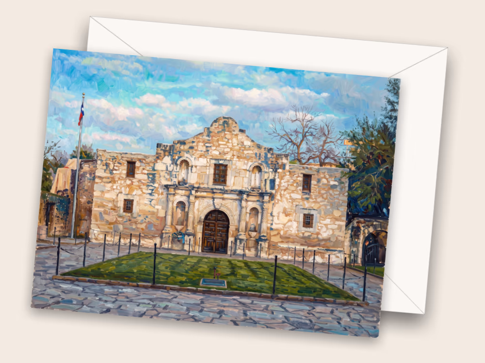 Mission San Jose — San Antonio, TX — Front w/ Envelope