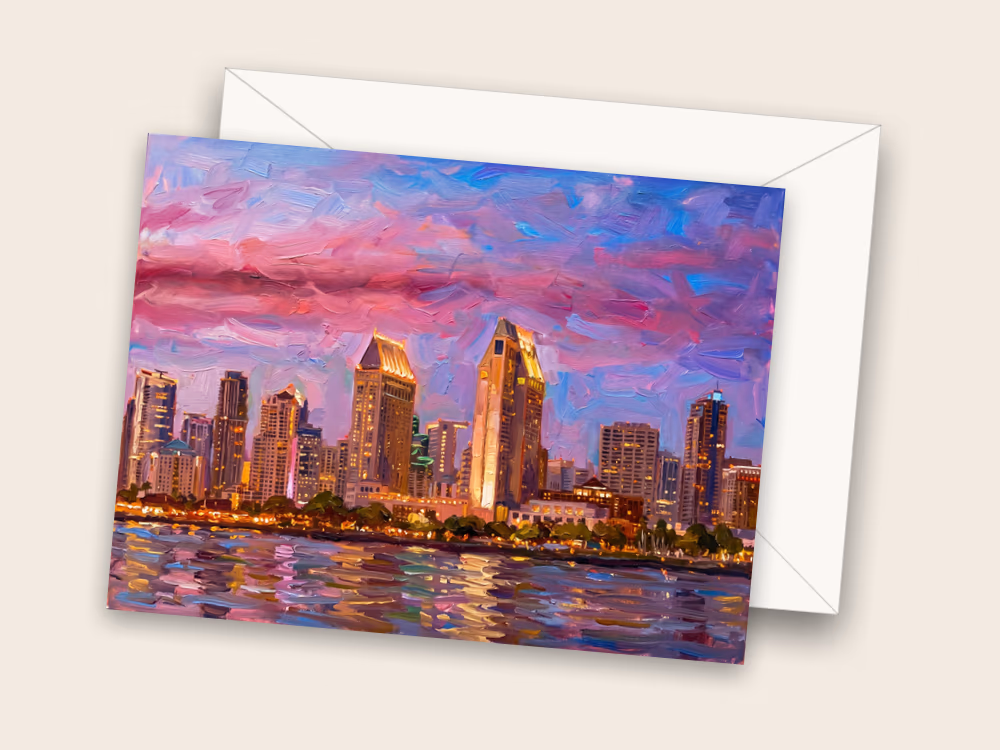 Downtown Skyline — Front w/ Envelope