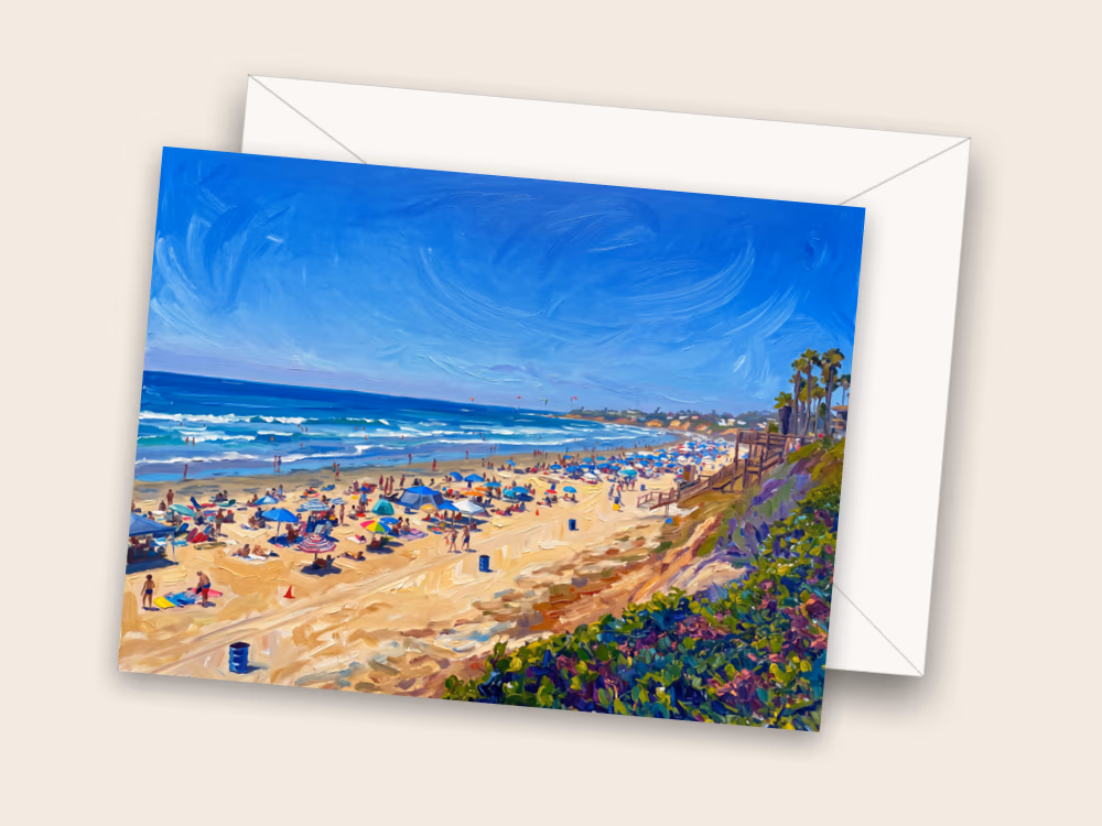 Pacific Beach Summer — Front w/ Envelope