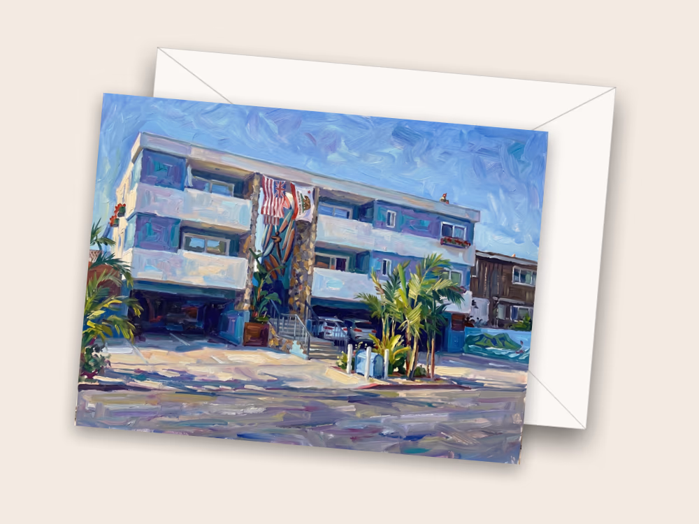 Surfer Apartment — Front w/ Envelope
