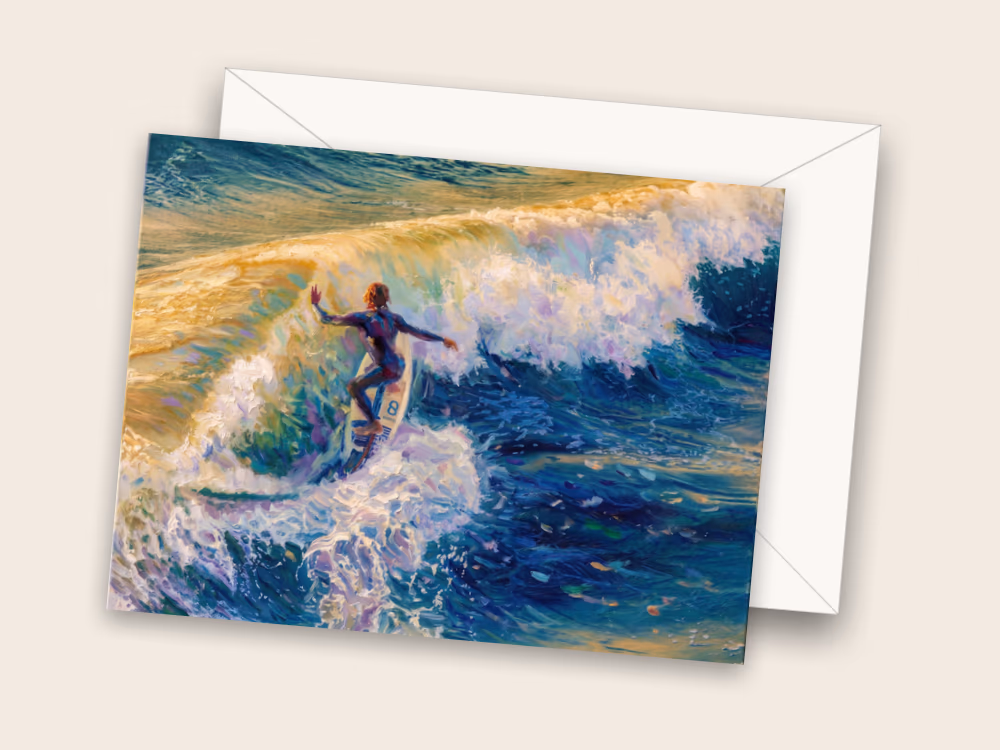 Catching a Wave — Front w/ Envelope