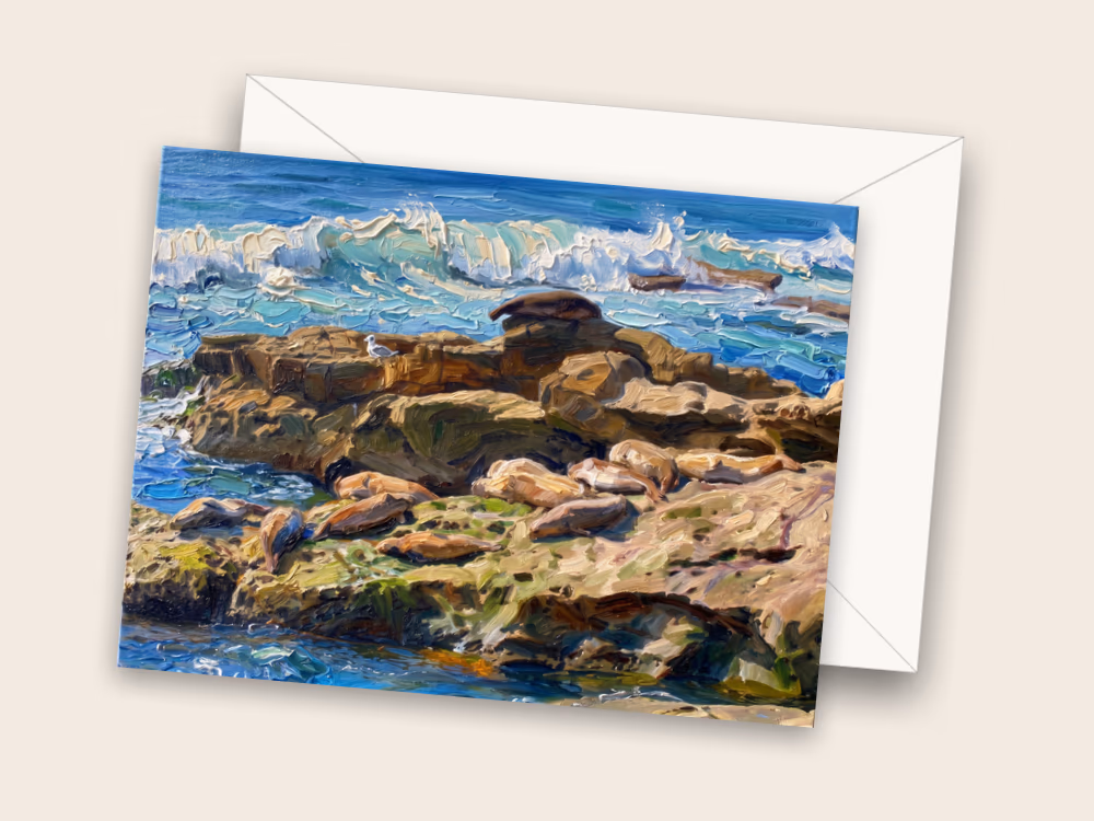 La Jolla Cove — Front w/ Envelope